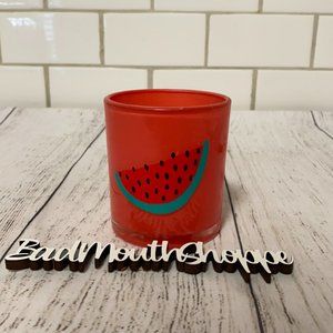 Target Watermelon Candle Painted Recycled Glass Container Jar Storage